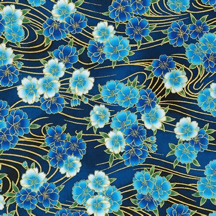 Robert Kaufman Fabric Imperial Blue Collection 